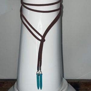 Trendy boho wrap around necklace!!